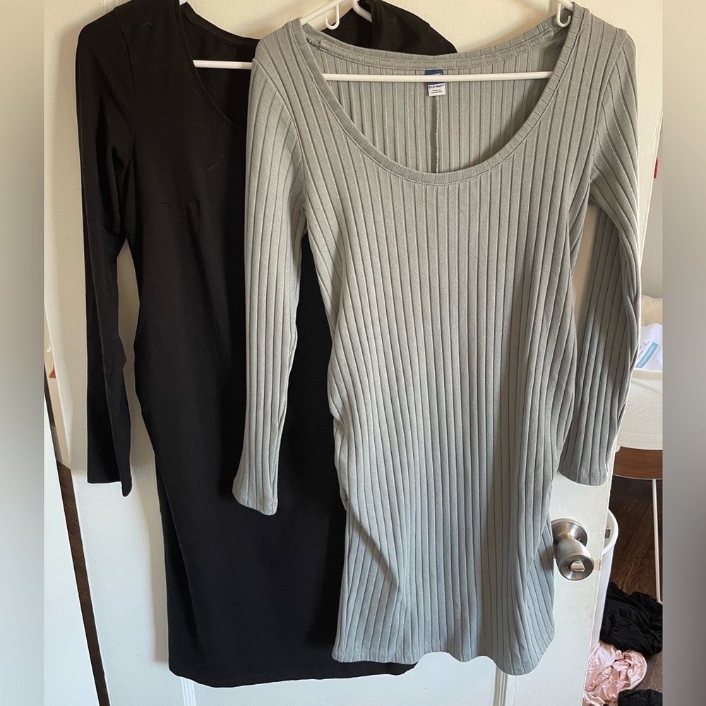 2 maternity dresses